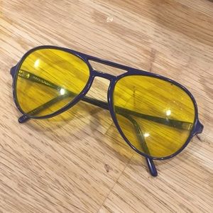 Yellow and Blue Clout Goggles